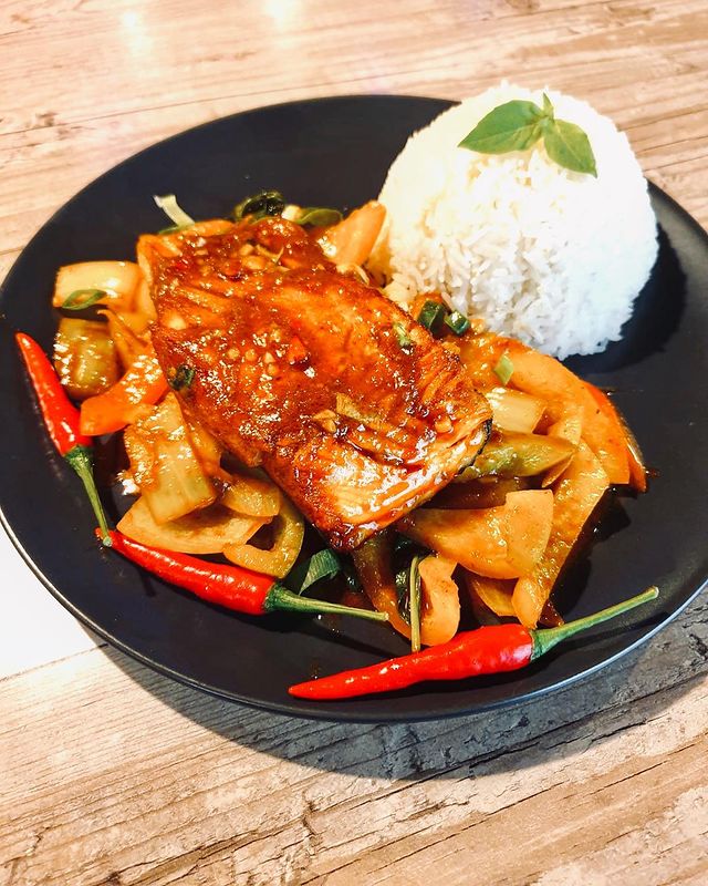 Jídlo z restaurace Singha